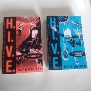 HIVE Mark Walden Lot 2 PAPERBACK Higher Institute Overload Protocol Dreadnought